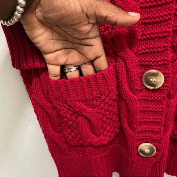 Agnes & Dora boyfriend cardigan Size M 1388 - Picture 6 of 10